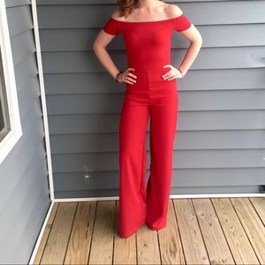Lulu’s Red Jumpsuit